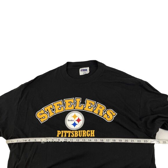 Vintage 1997 Mens CSA Pittsburgh Steelers Graphic Short Sleeve T-Shirt Sz XL NFL - Picture 7 of 8